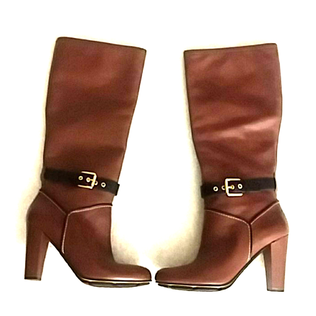 Rockport Brown And Black Leather Rockport Boots